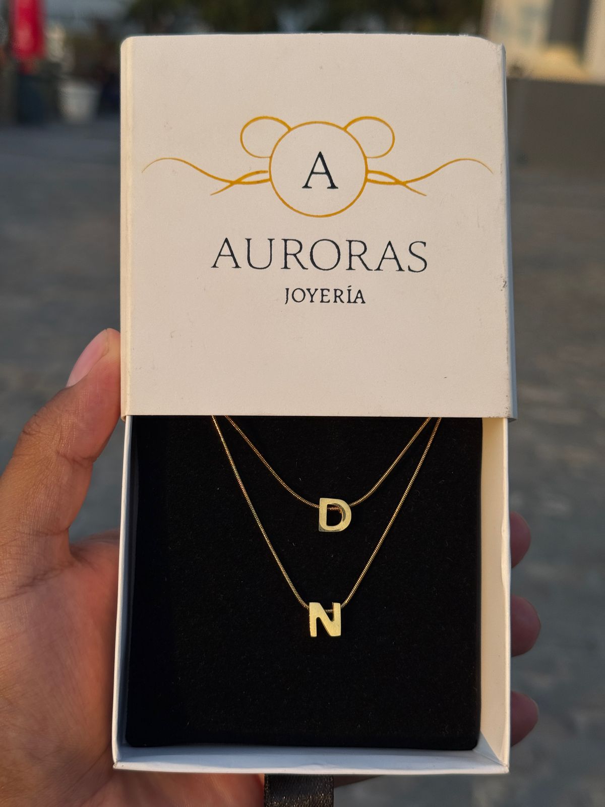COLLAR PARA PAREJAS CON TUS INICIALES ❤️