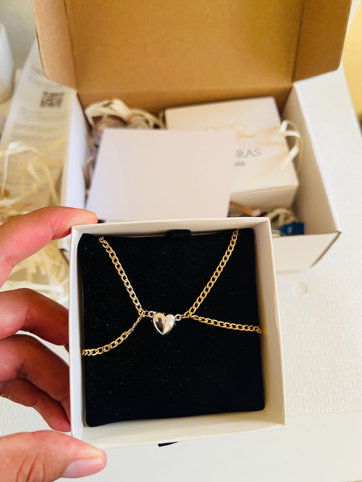 PULSERA IMANTADA DE CORAZON ❤️