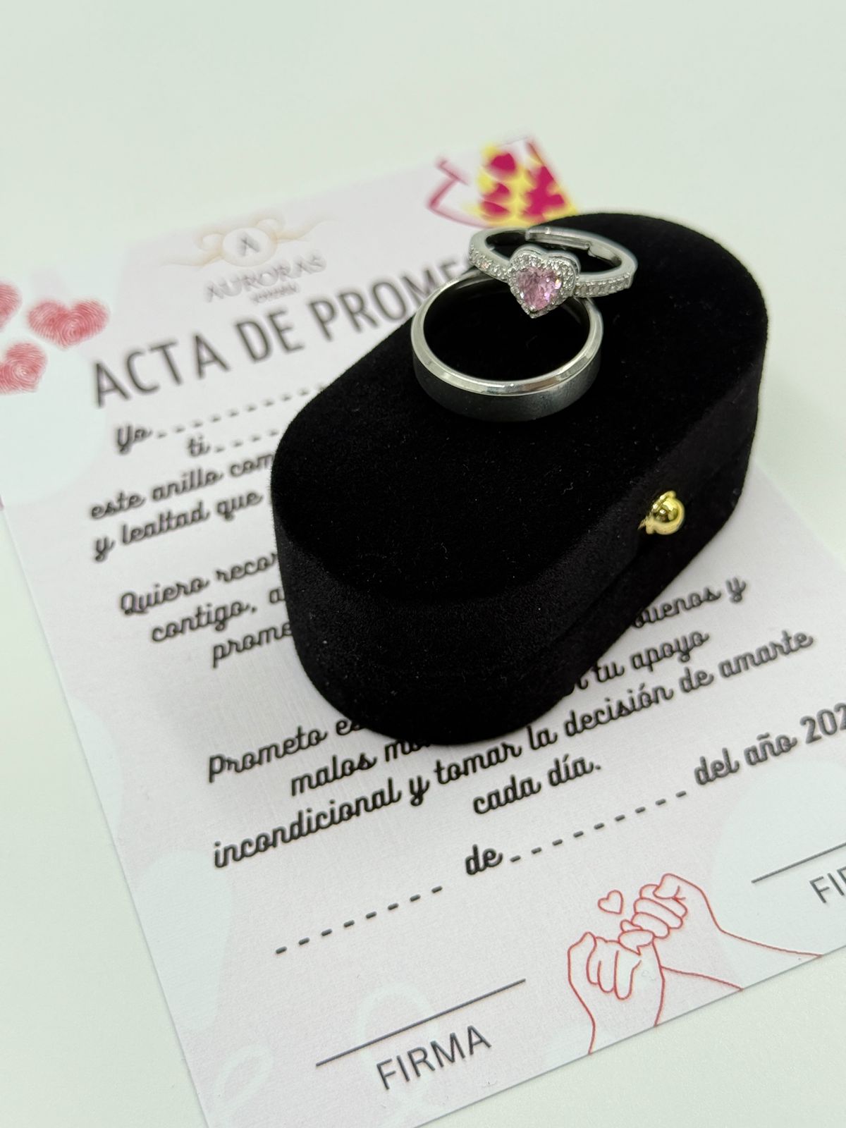 ANILLO DE PROMESA PARA AMBOS 💍❤️
