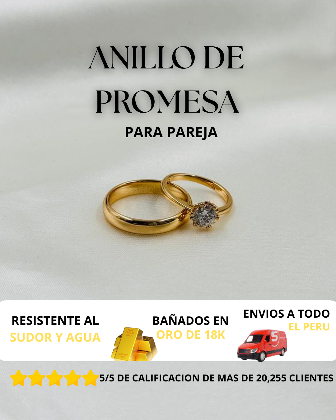 ANILOS PROMESA PARA AMBOS 💍❤️